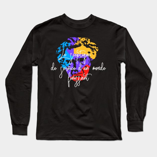 A tribute to Cioran Long Sleeve T-Shirt by jazzworldquest